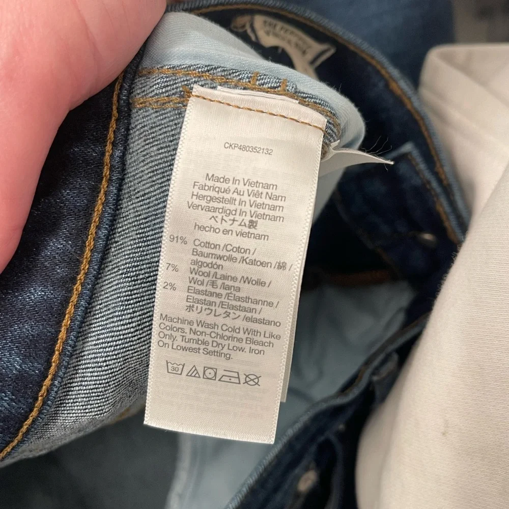 Madewell Women's Deep Indigo Vintage fit Skinny Jeans - Picture 7 of 7